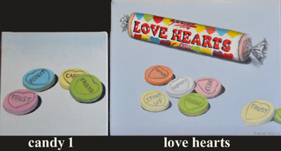 Candy and Love Hearts