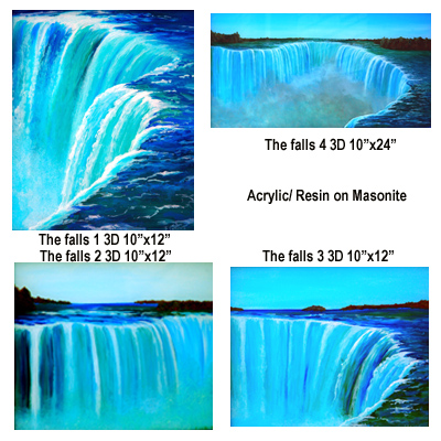 The Falls 1, 2, 3, 4, 3D